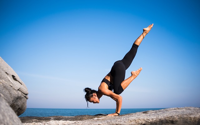 woman yoga